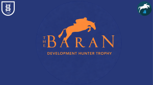 The Baran Development Hunter Trophy lors de la...