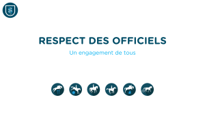 Respect des officiels : un engagement de tous